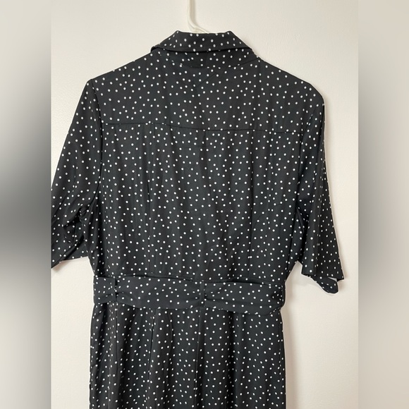 Wayward Fancies black & white Polka Dots With Pockets Romper Size 12 - Picture 5 of 16